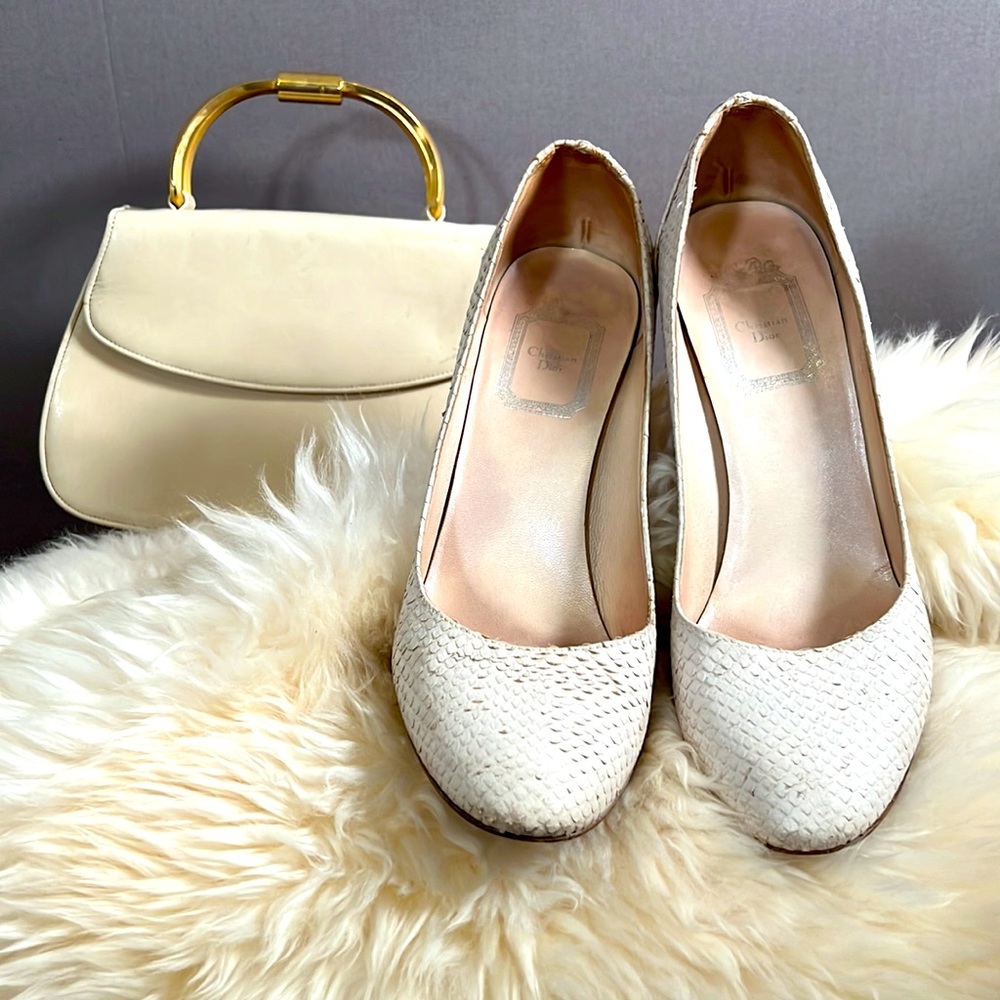 Christian Dior Snakeskin Heels